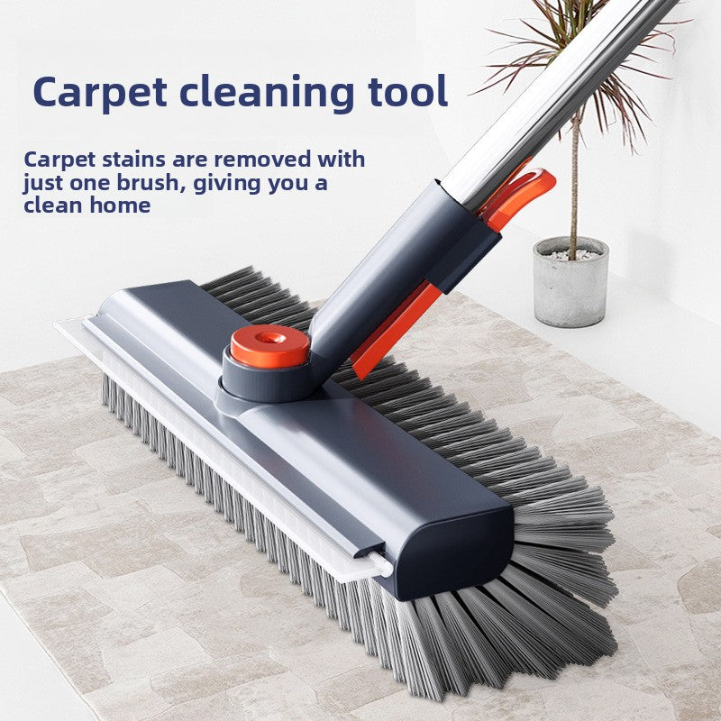 Double-sided floor brush