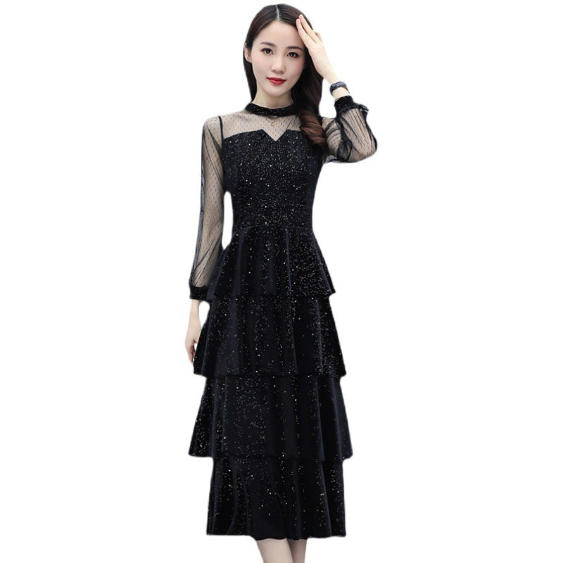 Womens Velvet Dress