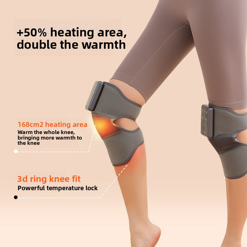 Rechargeable Heating Knee Massager with Adjustable Temperature
