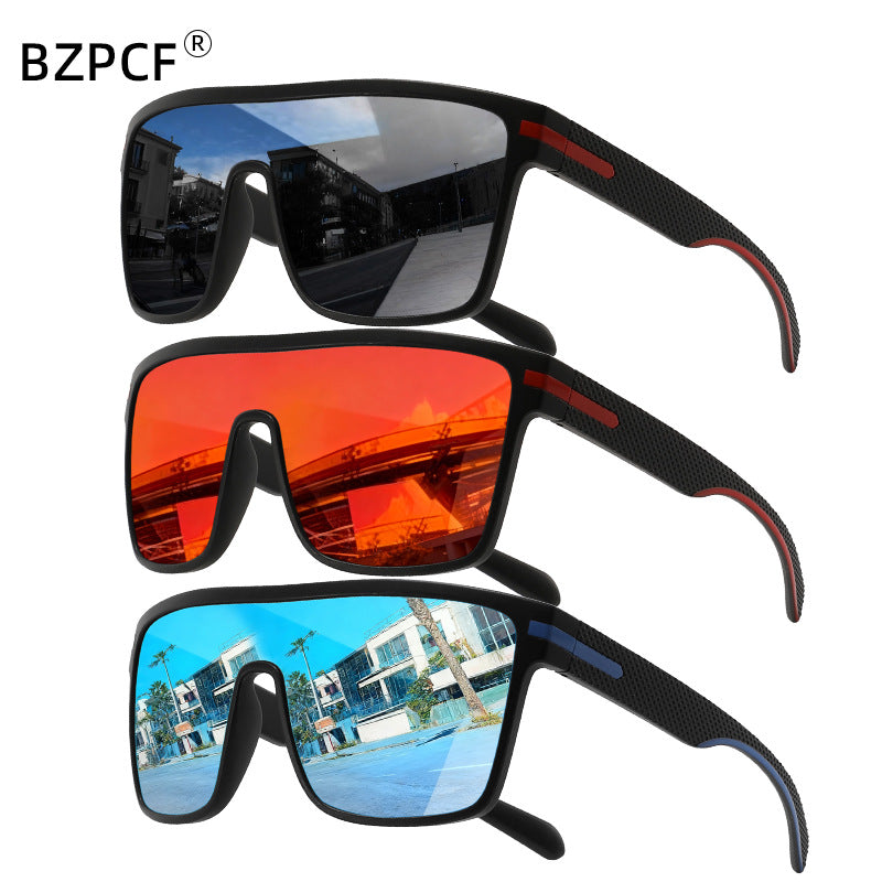 Outdoor cycling one-piece sports sunglasses