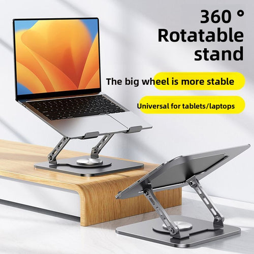 Adjustable Laptop Stand with 360 Rotation