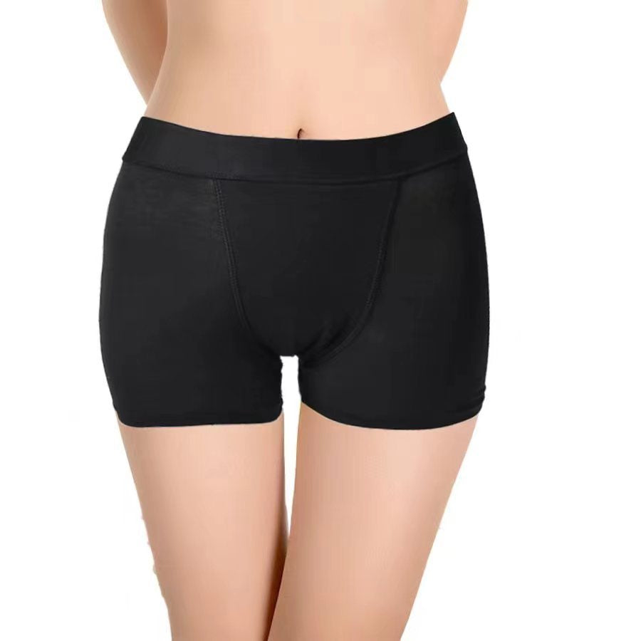Women's Absorbent Bamboo Fiber Menstrual Boxer Briefs