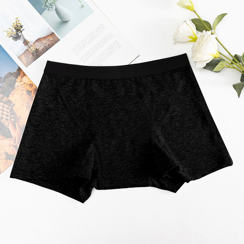 Women's Absorbent Bamboo Fiber Menstrual Boxer Briefs