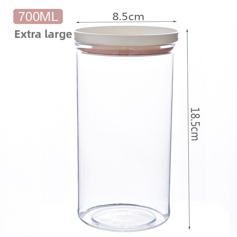 Transparent storage jars for household kitchens