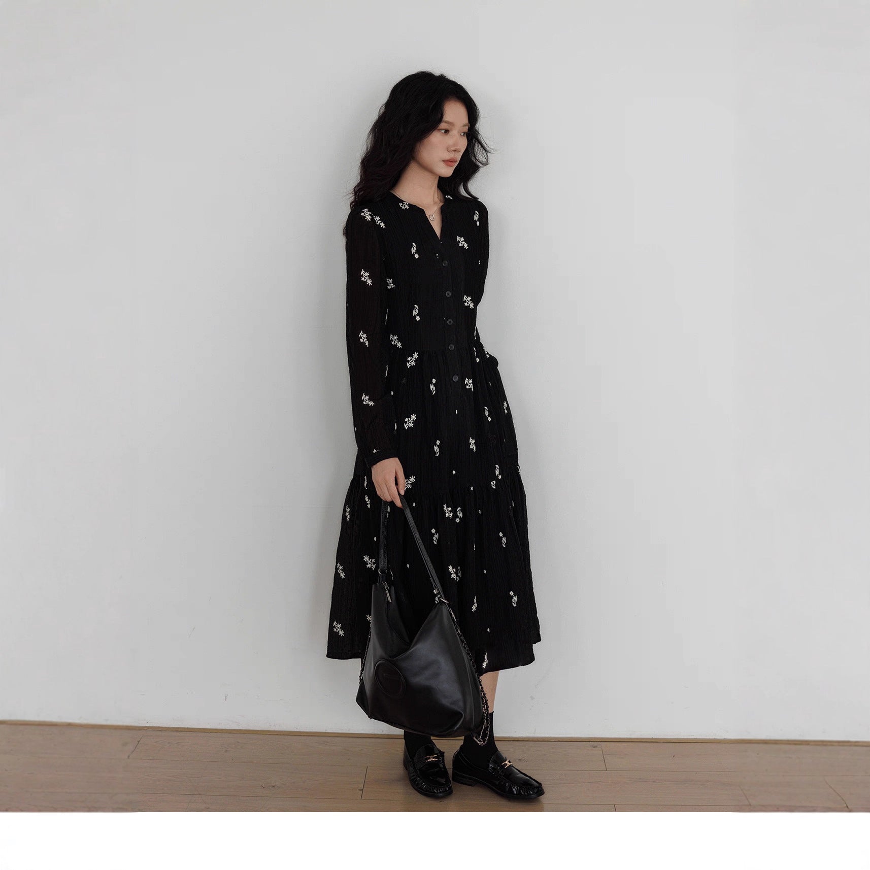 Retro corduroy dress