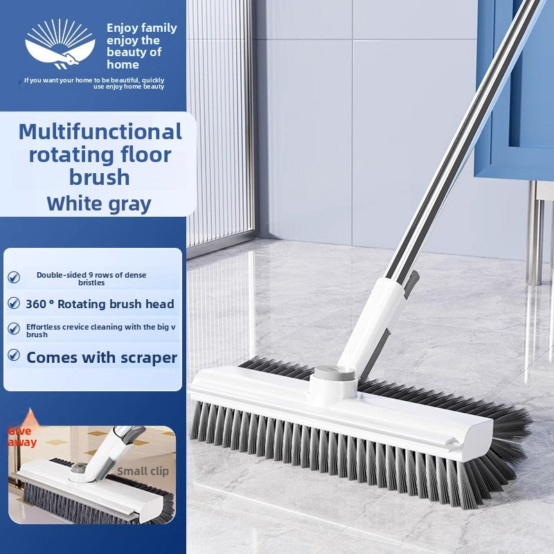 Double-sided floor brush