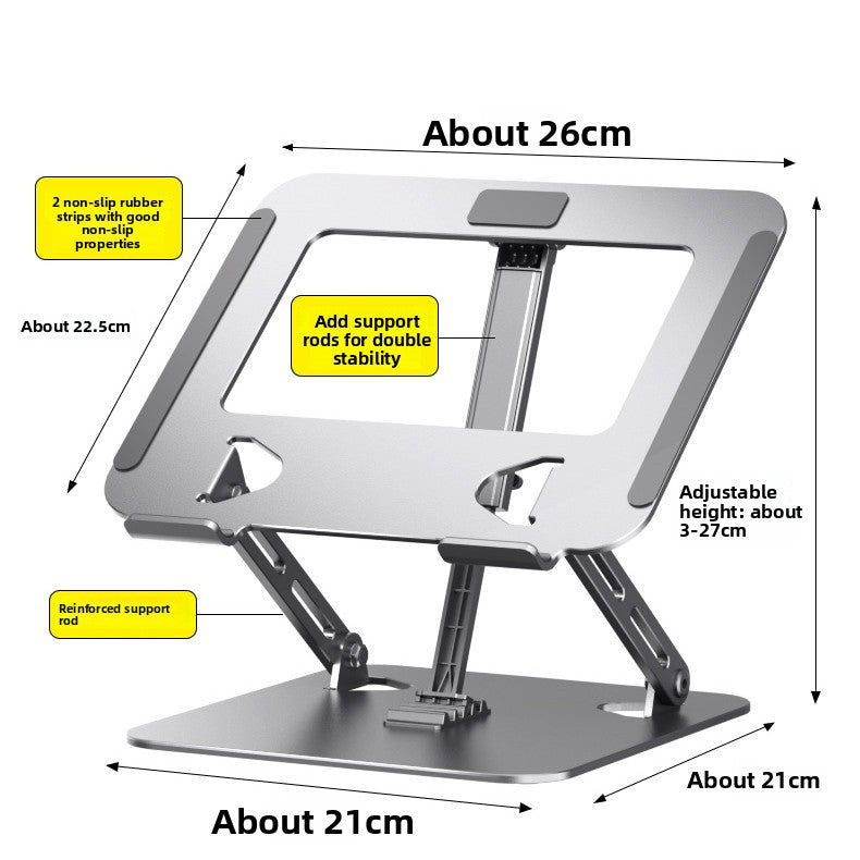 Adjustable Laptop Stand with 360 Rotation
