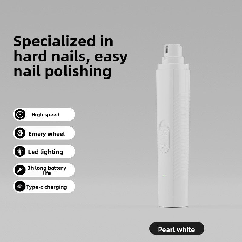 Rechargeable Pet Nail Grinder with LED Light