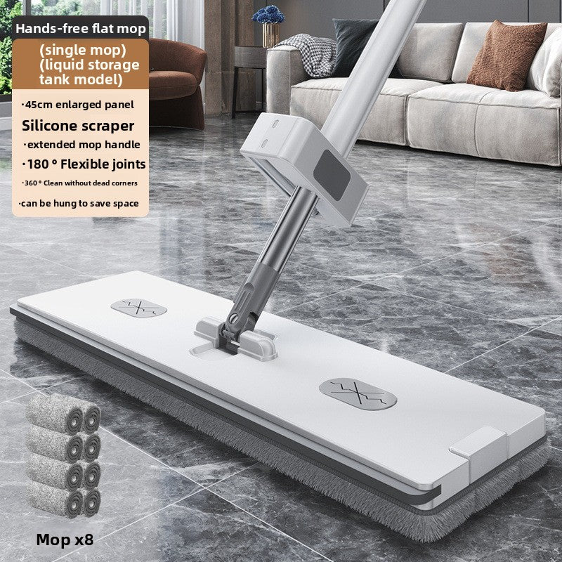 Flat mop household